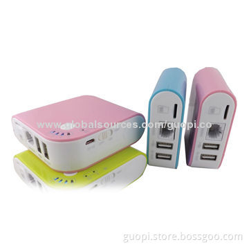 Universal Power Bank with 3G Router